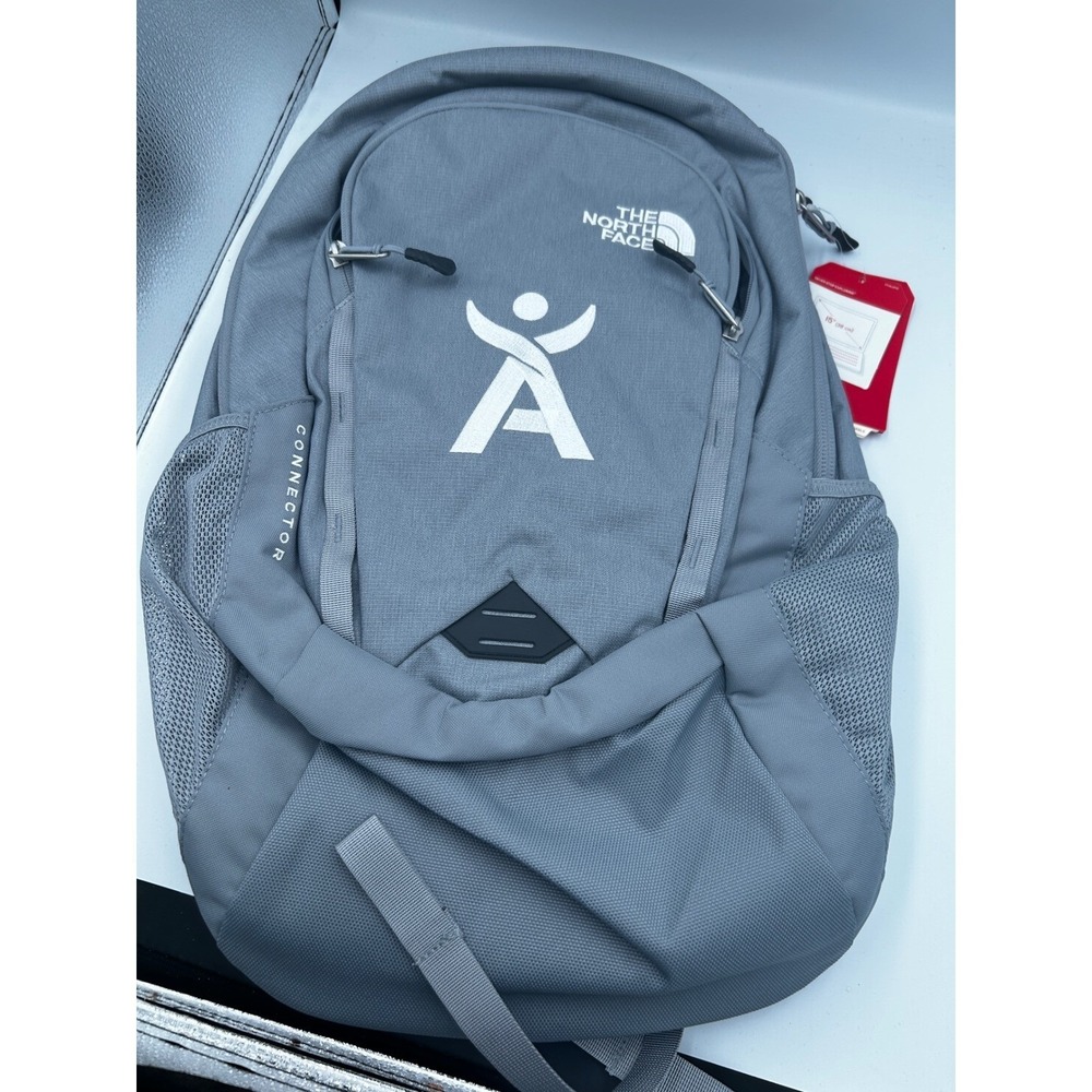 The North Face Connector Backpack Zinc Grey 15in Laptop Sleeve 26.5L NWT NF0A3KX